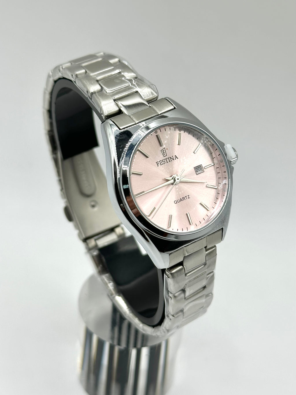 Festina Élégance Femme – Montre Acier Argenté & Cadran Rose