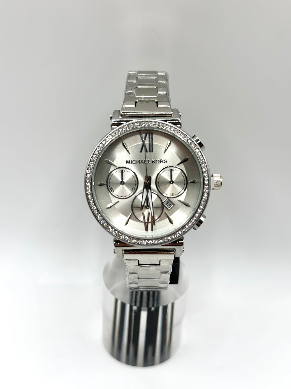 Montre Michael Kors Élégance – Cadran Blanc & Bracelet Acier Argenté