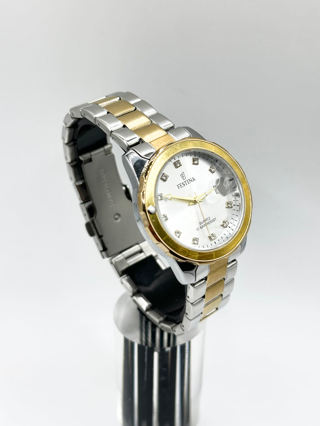 Montre Femme Festina Élégance Bicolore – Cadran Blanc