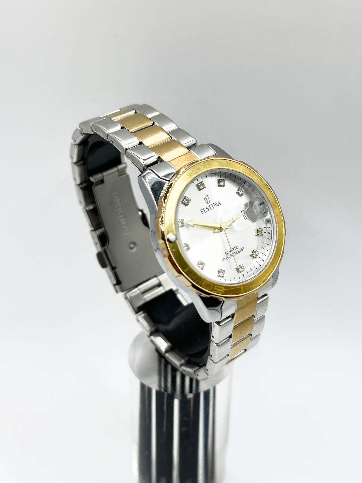 Montre Femme Festina Élégance Bicolore – Cadran Blanc