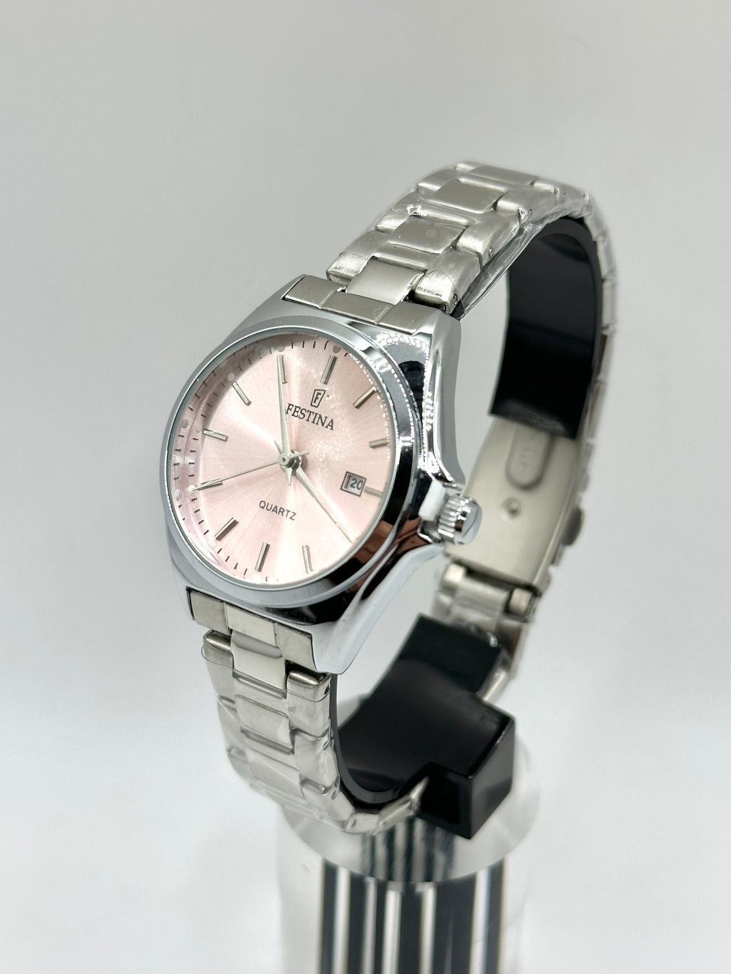 Festina Élégance Femme – Montre Acier Argenté & Cadran Rose