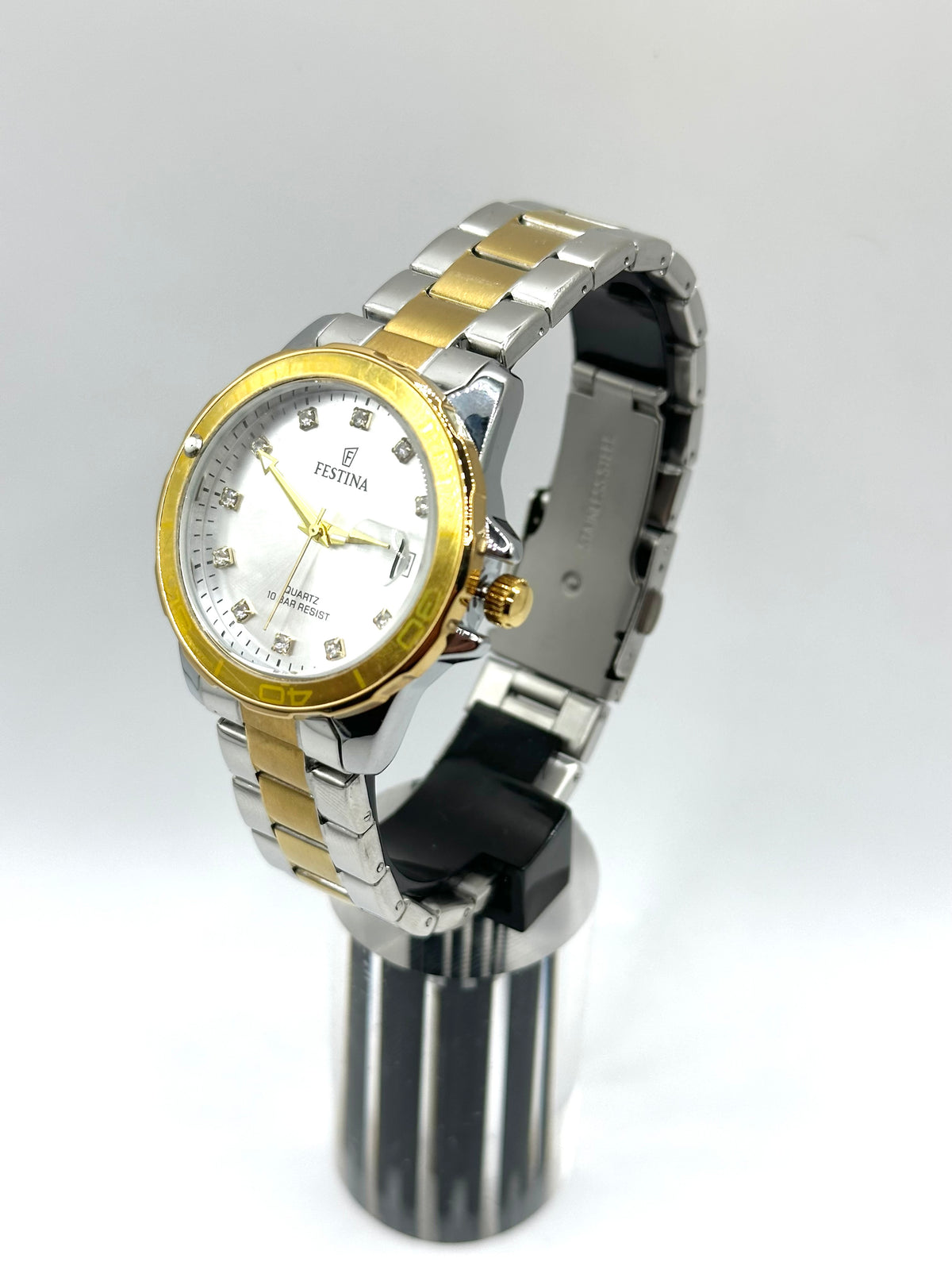 Montre Femme Festina Élégance Bicolore – Cadran Blanc